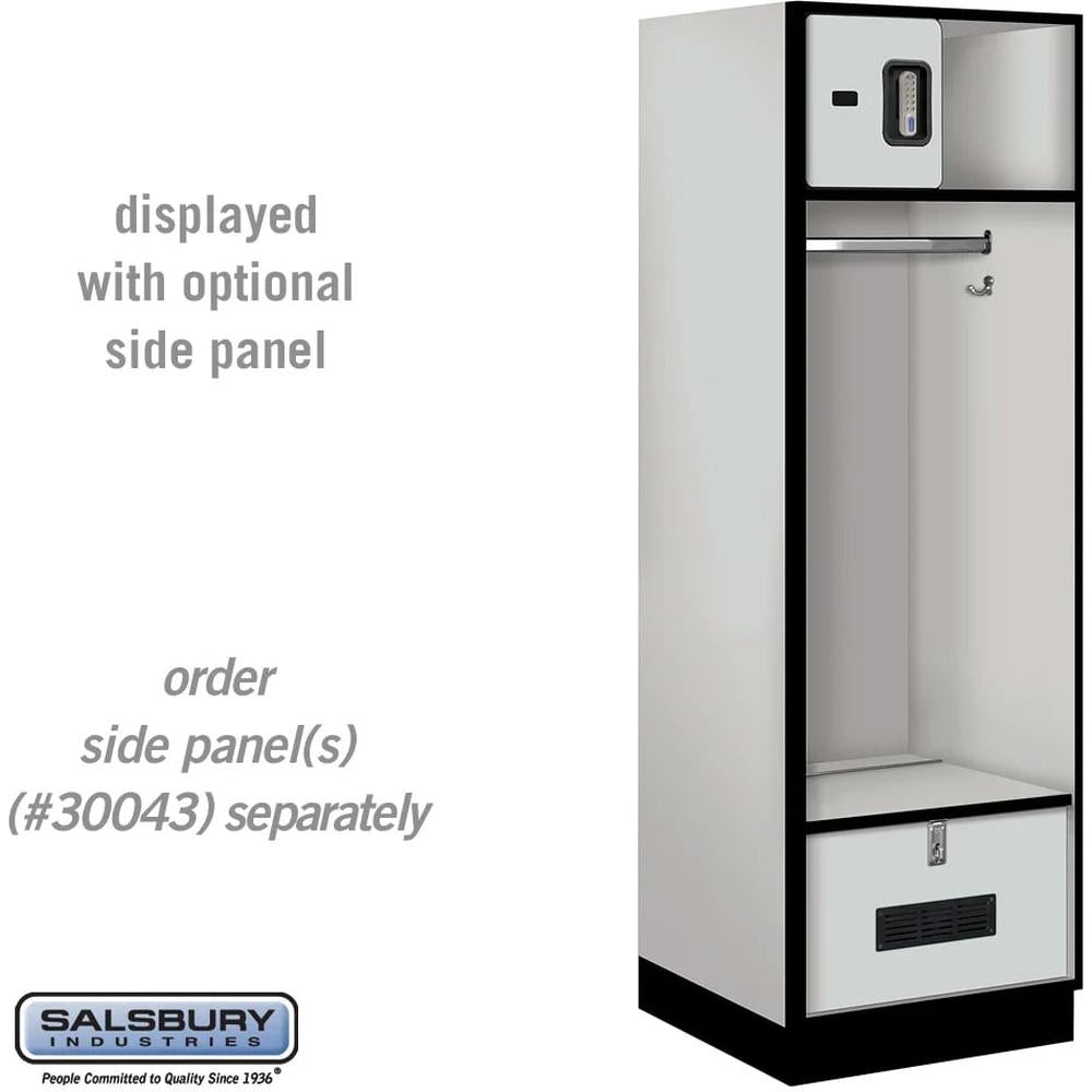 24" Wide Designer Wood Open Access Locker - 6 Feet High - 24" Deep by Salsbury