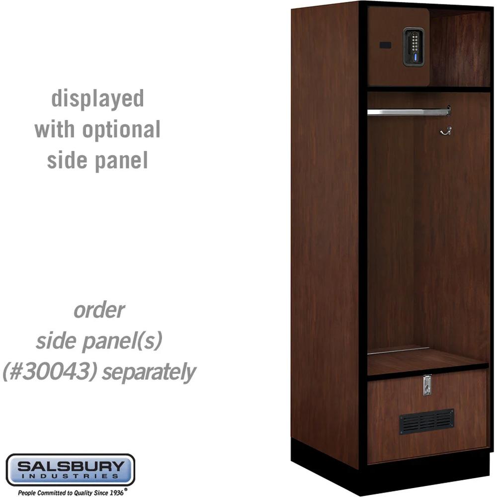 24" Wide Designer Wood Open Access Locker - 6 Feet High - 24" Deep by Salsbury