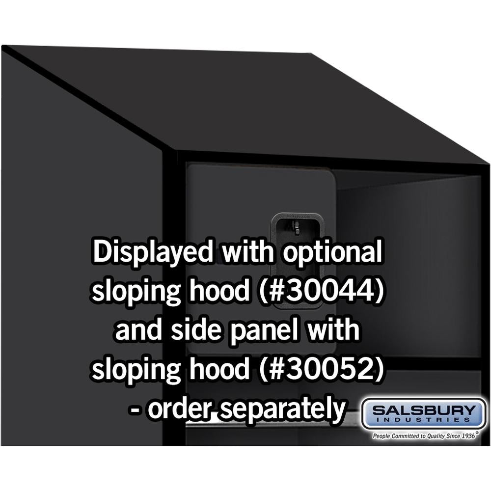 24" Wide Designer Wood Open Access Locker - 6 Feet High - 24" Deep by Salsbury
