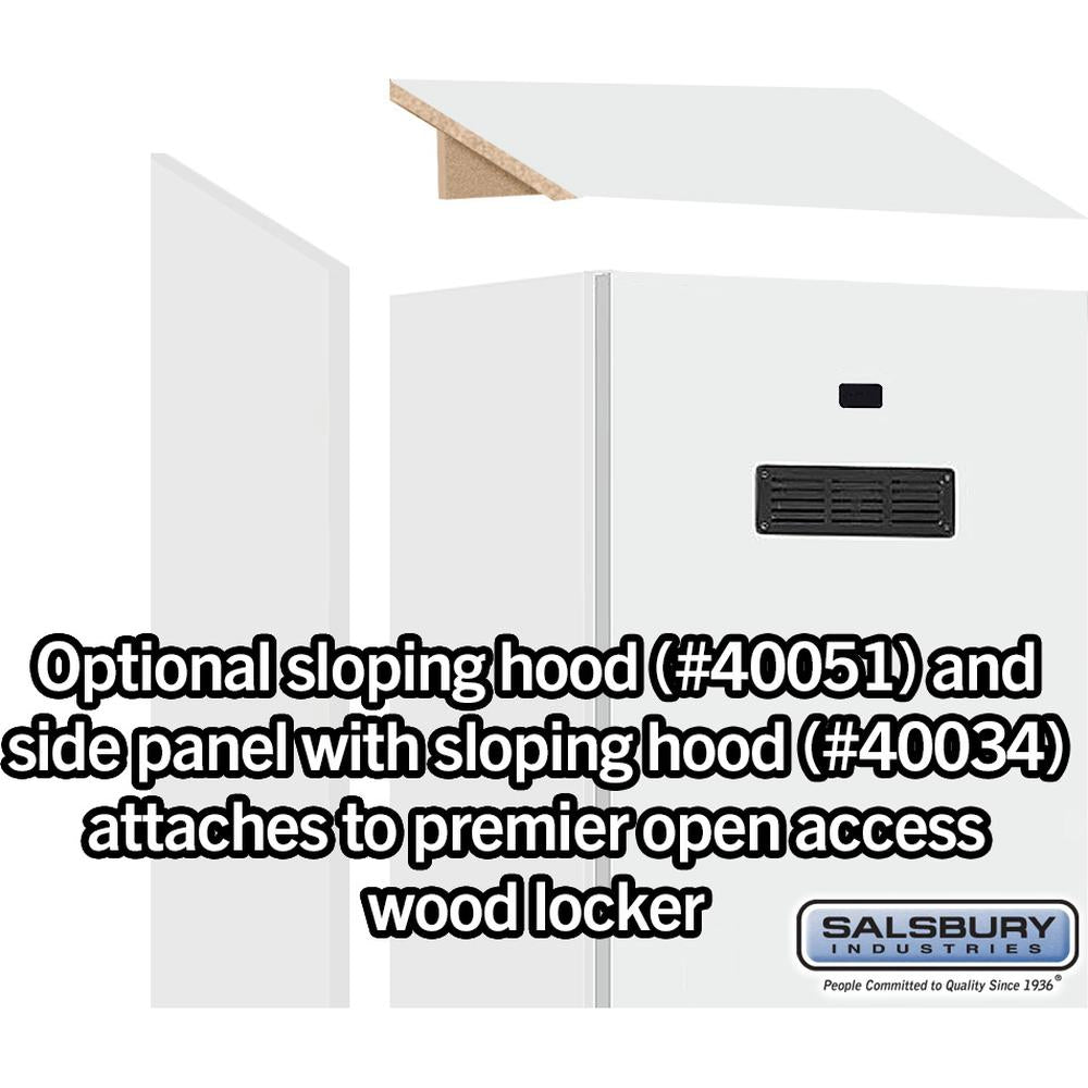 24" Wide Premier Wood Gear Locker - 6 Feet High - 18" Deep by Salsbury