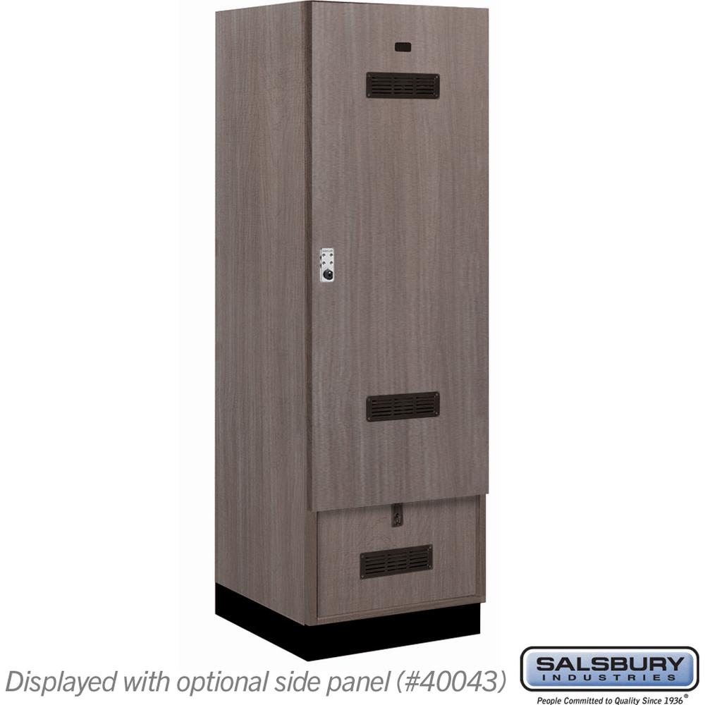24" Wide Premier Wood Gear Locker - 6 Feet High - 24" Deep by Salsbury