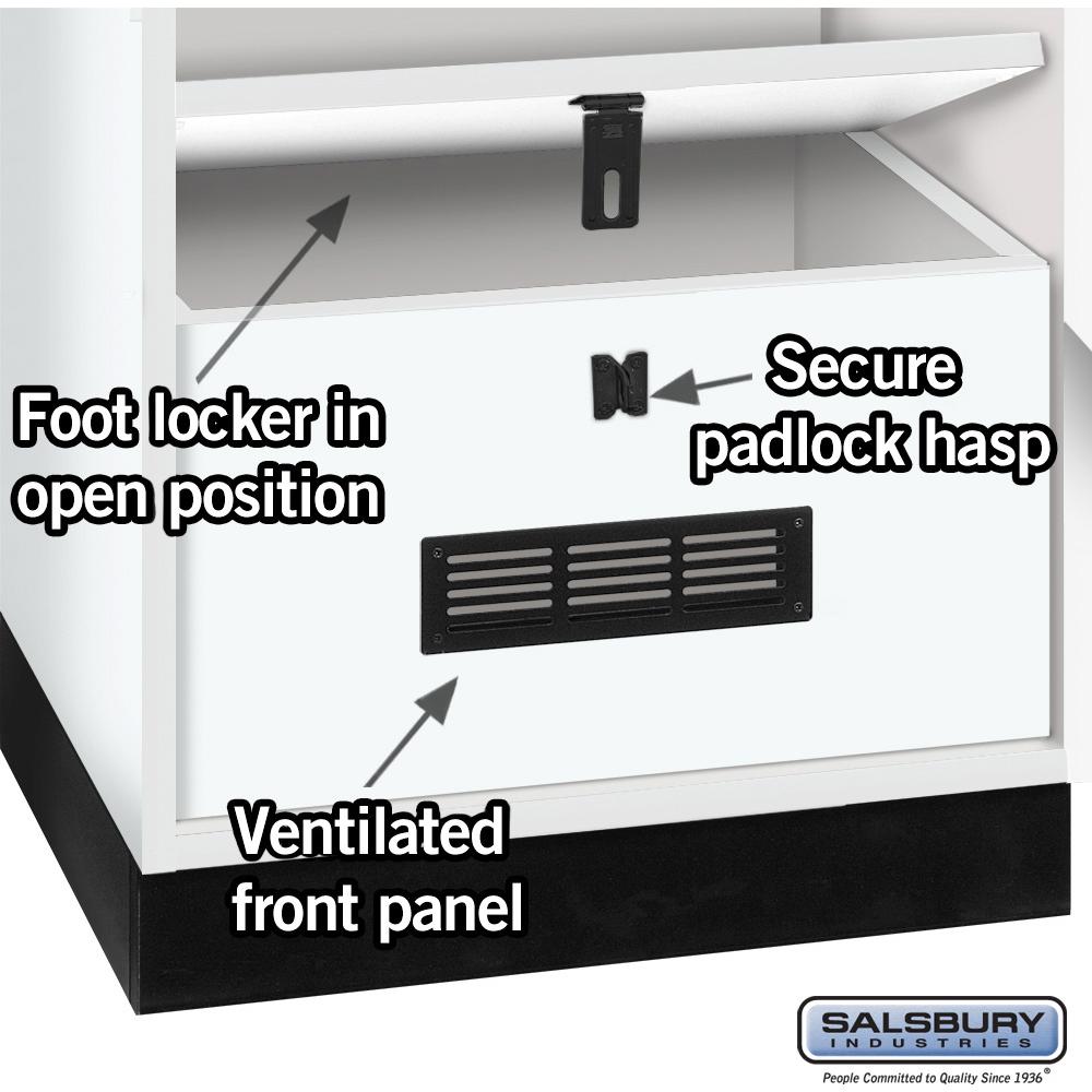 24" Wide Premier Wood Gear Locker - 6 Feet High - 24" Deep by Salsbury