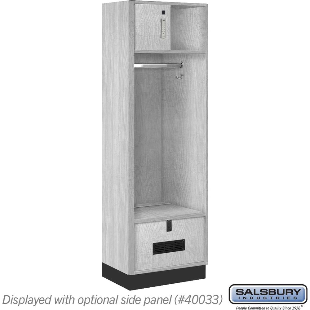 24" Wide Premier Wood Open Access Locker - 6 Feet High - 18" Deep by Salsbury