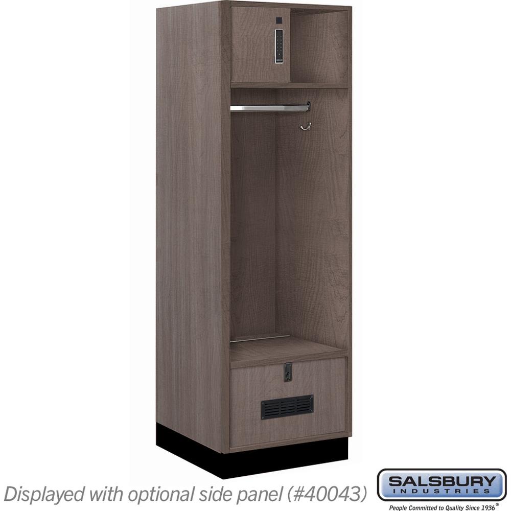 24" Wide Premier Wood Open Access Locker - 6 Feet High - 24" Deep by Salsbury