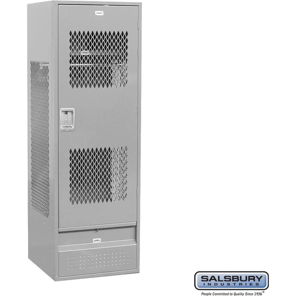 24" Wide Vented Gear Metal Locker - 6 Feet High - 18" Deep by Salsbury