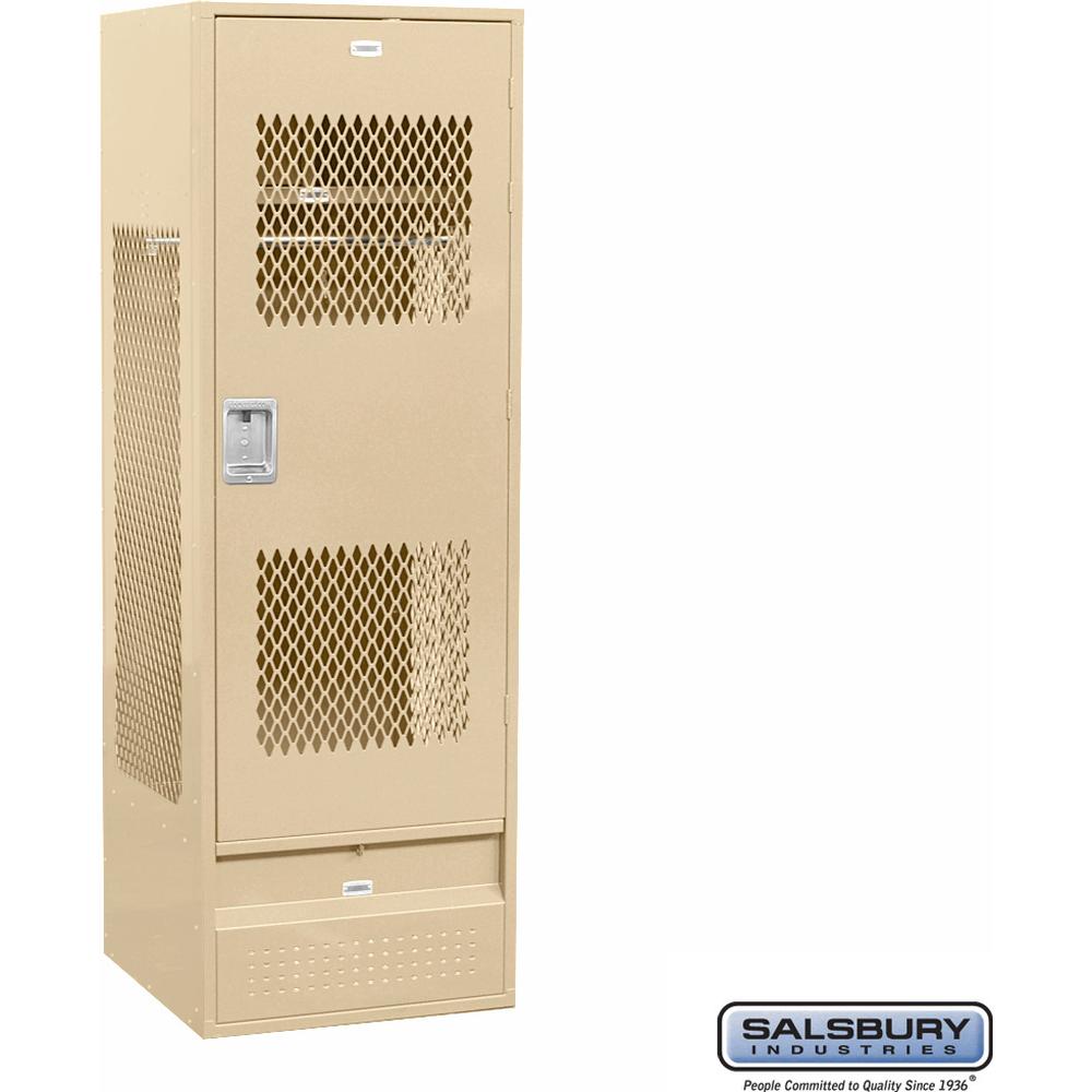 24" Wide Vented Gear Metal Locker - 6 Feet High - 18" Deep by Salsbury