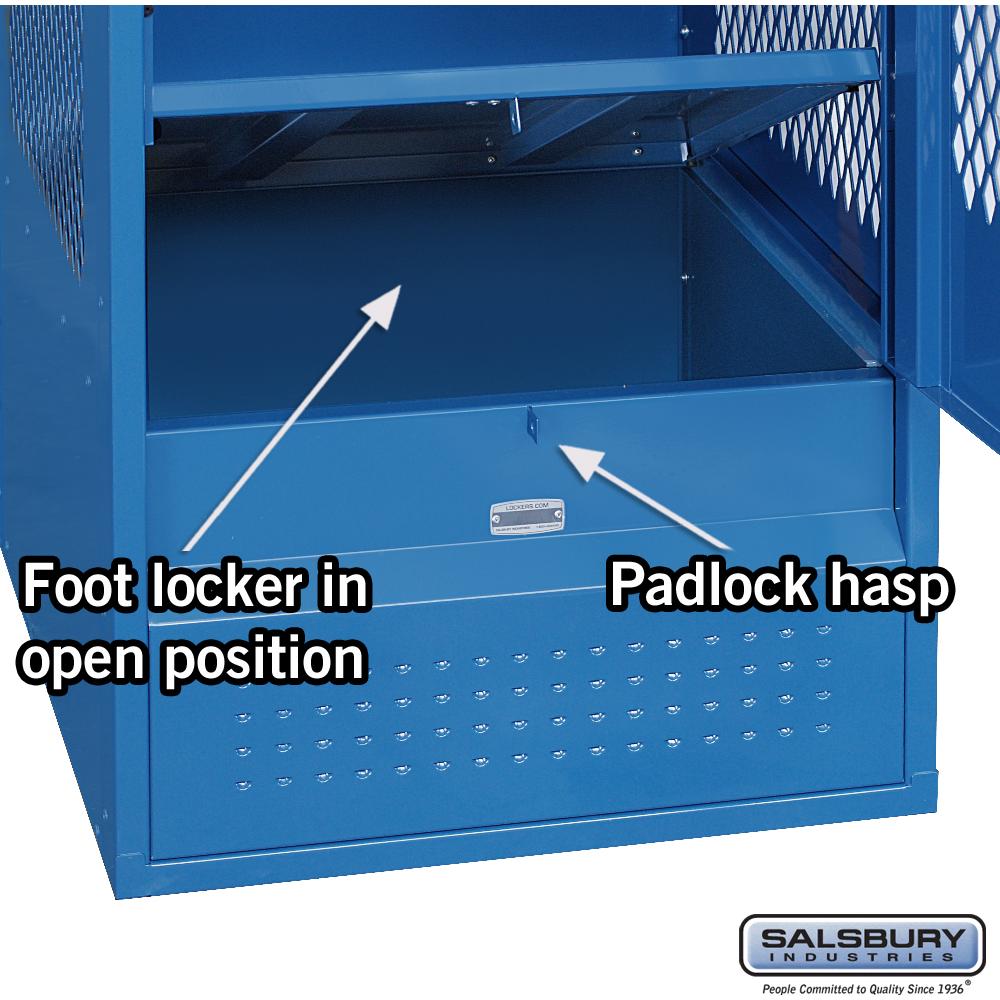 24" Wide Vented Gear Metal Locker - 6 Feet High - 24" Deep by Salsbury