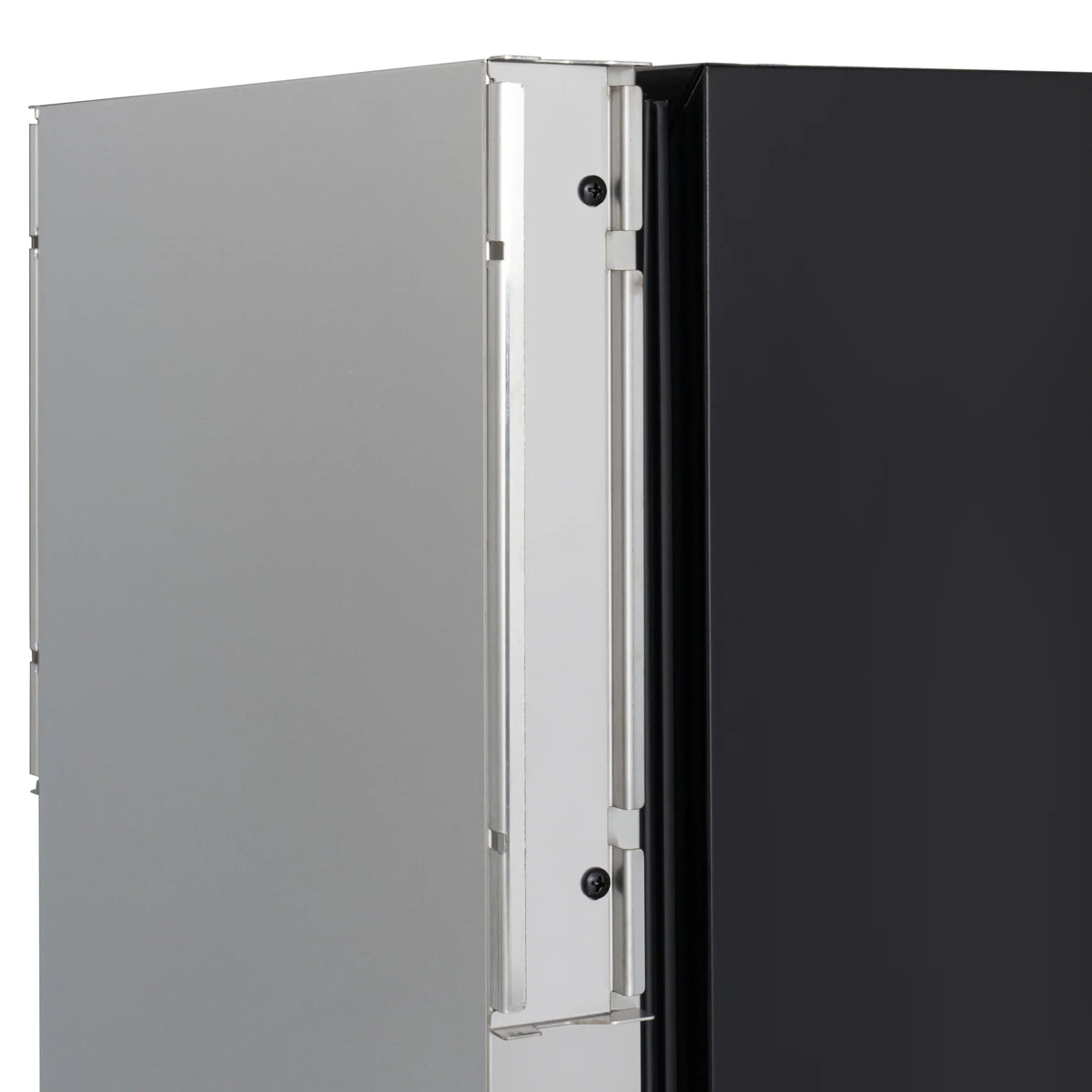 15 in. Panel Ready Built-in Double Refrigerator, Frost-Free Undercounter Fridge with Digital Temperature Control and Stainless-Steel Drawers