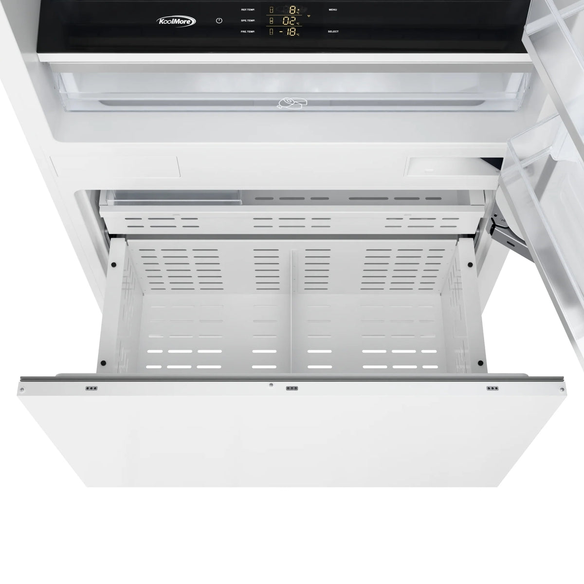 KoolMore Reserve 36 in. Panel Ready Refrigerator and Freezer with Ice maker and Water dispenser, Frost Free, 19.7 Cu. Ft.