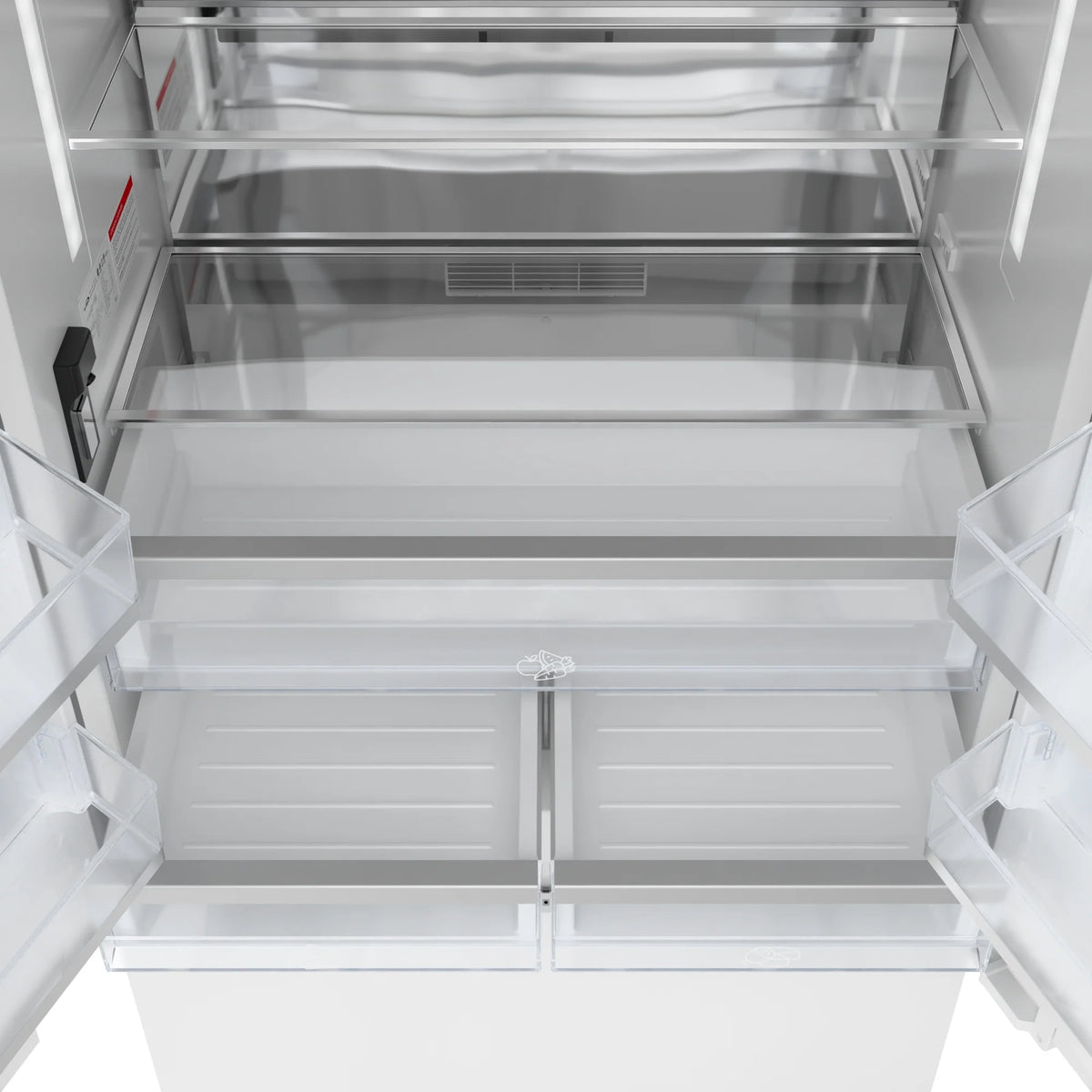 KoolMore Reserve 36 In. Panel Ready French Door Refrigerator with Ice Maker and Water Dispenser, Frost Free, 19.6 Cu. Ft.