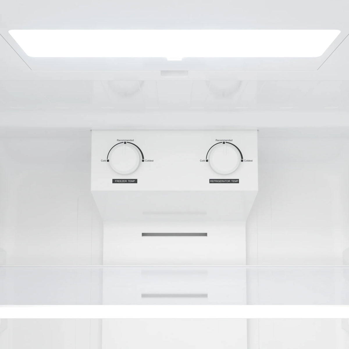 28 In. 14 Cu. Ft. Top-Freezer Residential Refrigerator in White