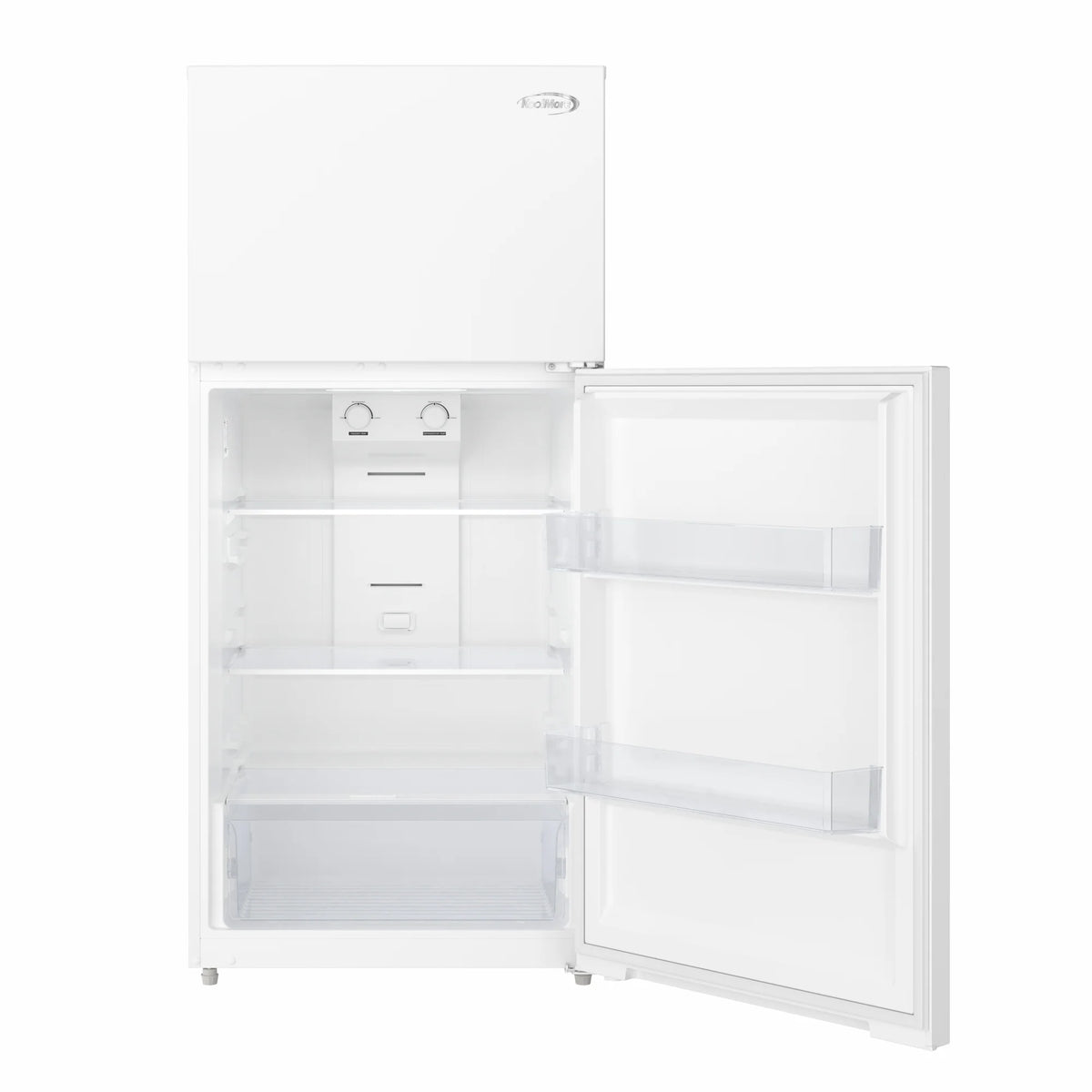 28 In. 14 Cu. Ft. Top-Freezer Residential Refrigerator in White