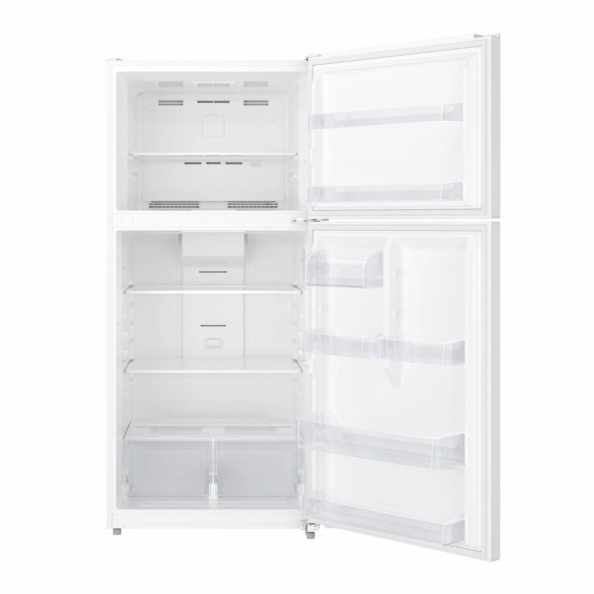 30 In. 18 Cu. Ft. Top-Freezer Residential Refrigerator in White