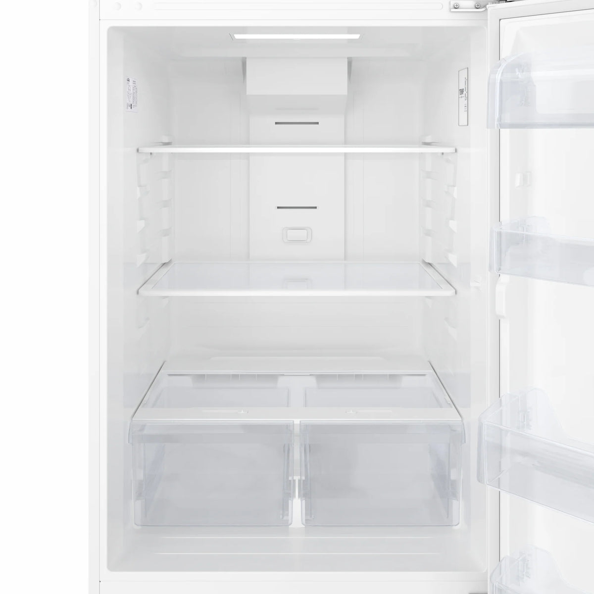 30 In. 18 Cu. Ft. Top-Freezer Residential Refrigerator in White