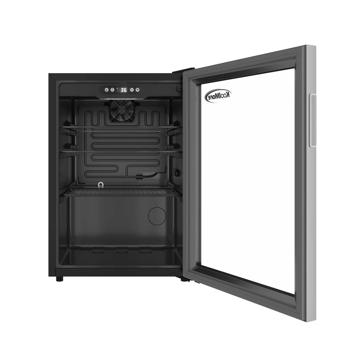 17 in. 70-Can Beverage Refrigerator with Stainless Steel Trim, 2.5 cu. ft.
