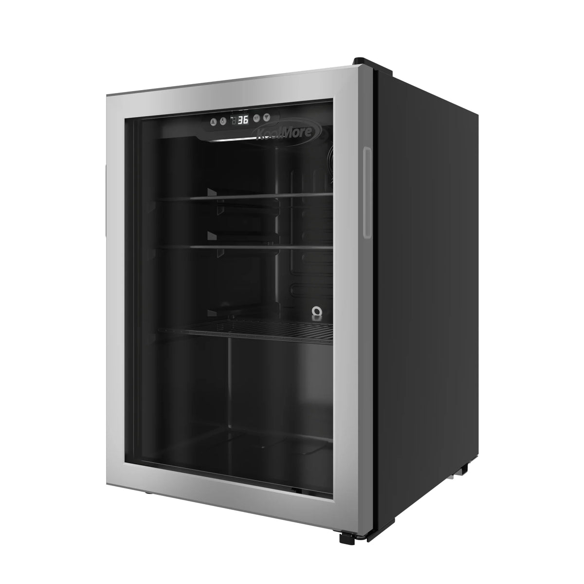 17 in. 70-Can Beverage Refrigerator with Stainless Steel Trim, 2.5 cu. ft.