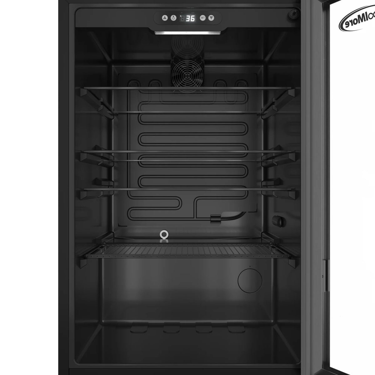 20 in. 4.5 cu. ft. Glass-Door Beverage Refrigerator Merchandiser with a 120-Can Capacity and Stainless-Steel Trim