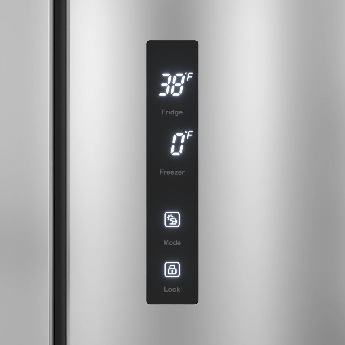 KoolMore 17.9 Cu. Ft. 33-Inch 4-Door French Door Refrigerator with Manual Twist Ice Maker, Stainless Steel