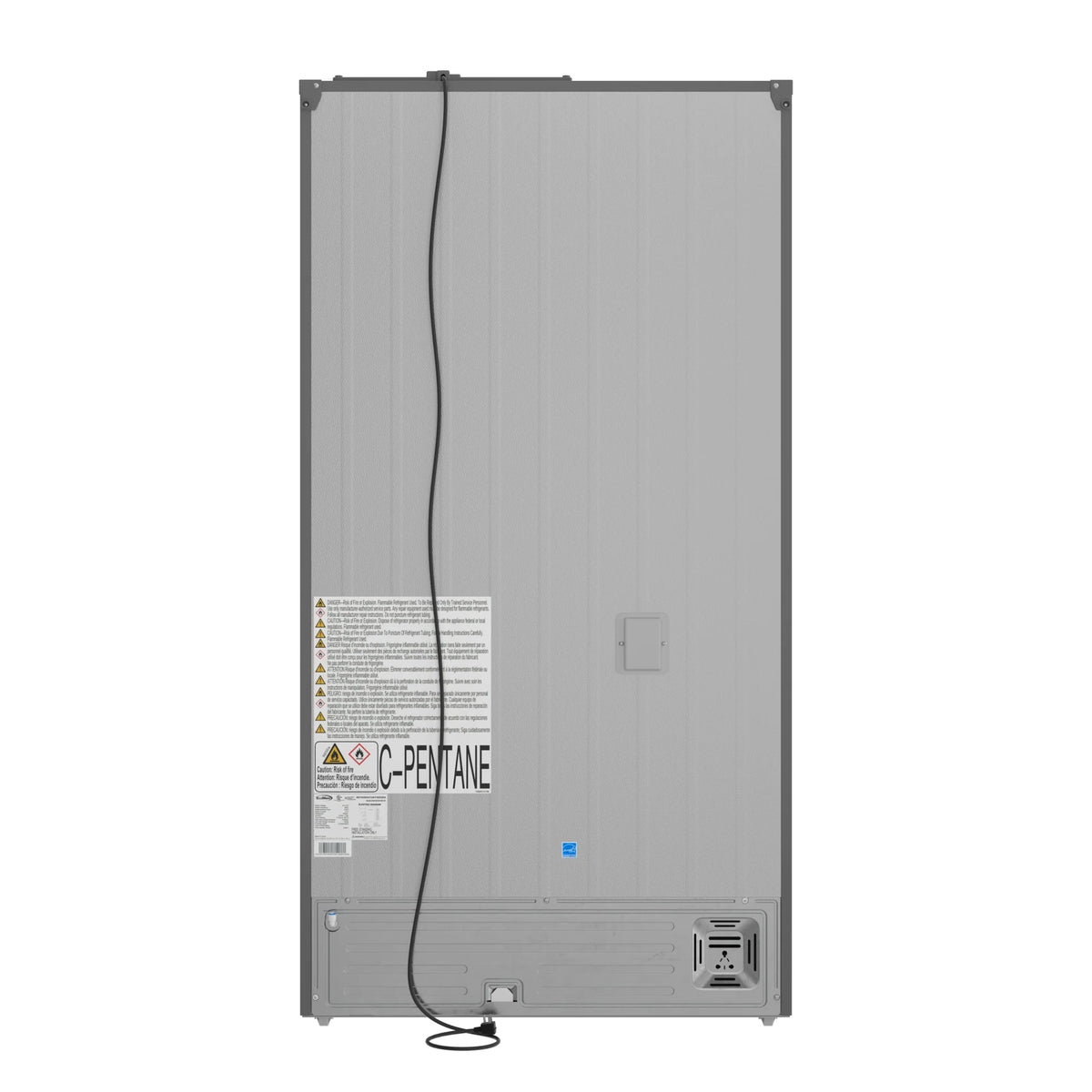 KoolMore 20.3 Cu. Ft. 36-Inch French Door Refrigerator with Automatic Ice Maker, Stainless Steel