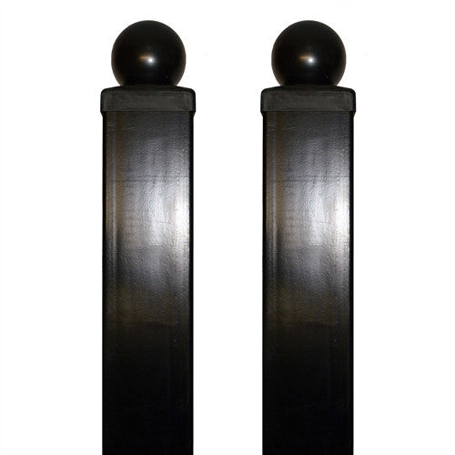Aleko Gate Post 8' x 3.5 x 3.5 for Dual Swing Driveway Gates - Set of 2