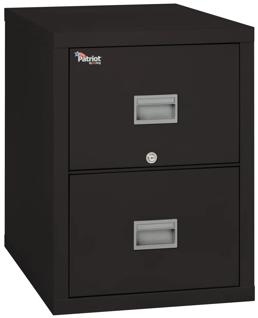 FireKing Patriot 2-Drawer 31" Deep 1-Hour Rated Fireproof File Cabinet, Legal