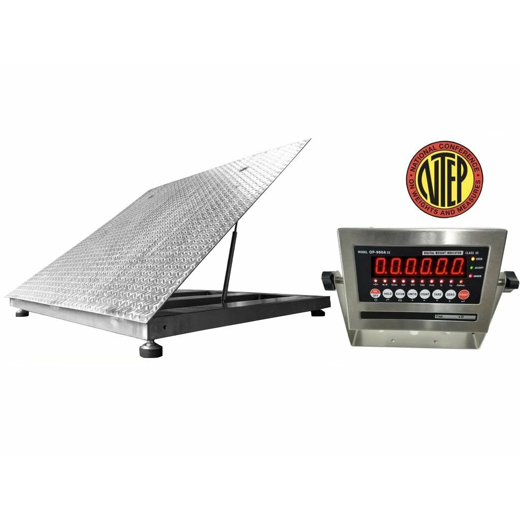 Prime Scales SL-800-SS-LT NTEP Selleton (Legal for trade) Lift Up Washdown Floor Scale