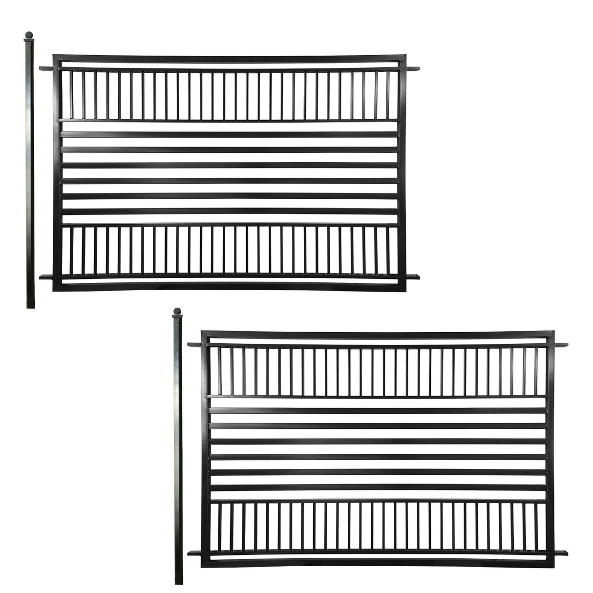 Aleko 2-Panel Fence Kit – BARCELONA Style – 8x5 ft.