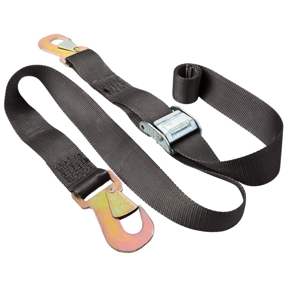 2" x 6' Cam Buckle Tie-Down Strap w/Snap Hook Ends