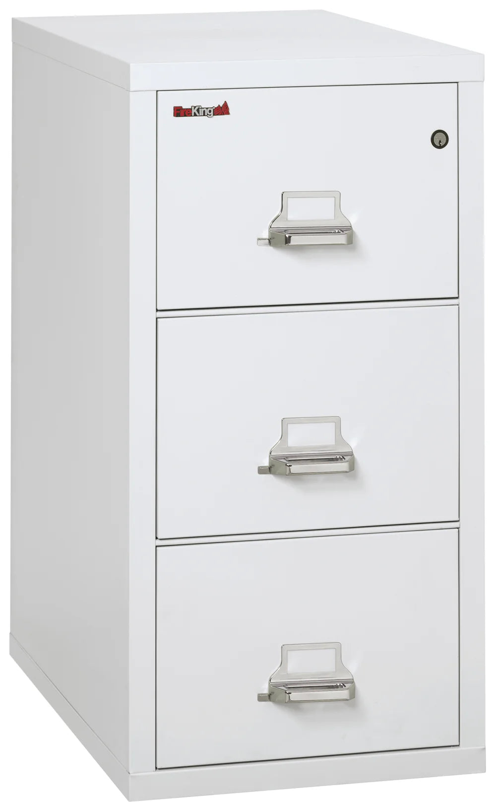FireKing 3-Drawer 31" Deep 1-Hour Rated Fireproof File Cabinet, Legal