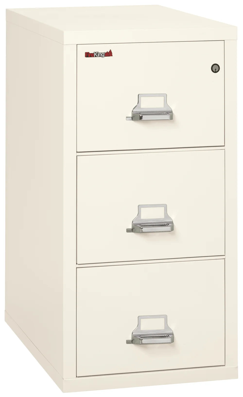 FireKing 3-Drawer 31" Deep 1-Hour Rated Fireproof File Cabinet, Legal