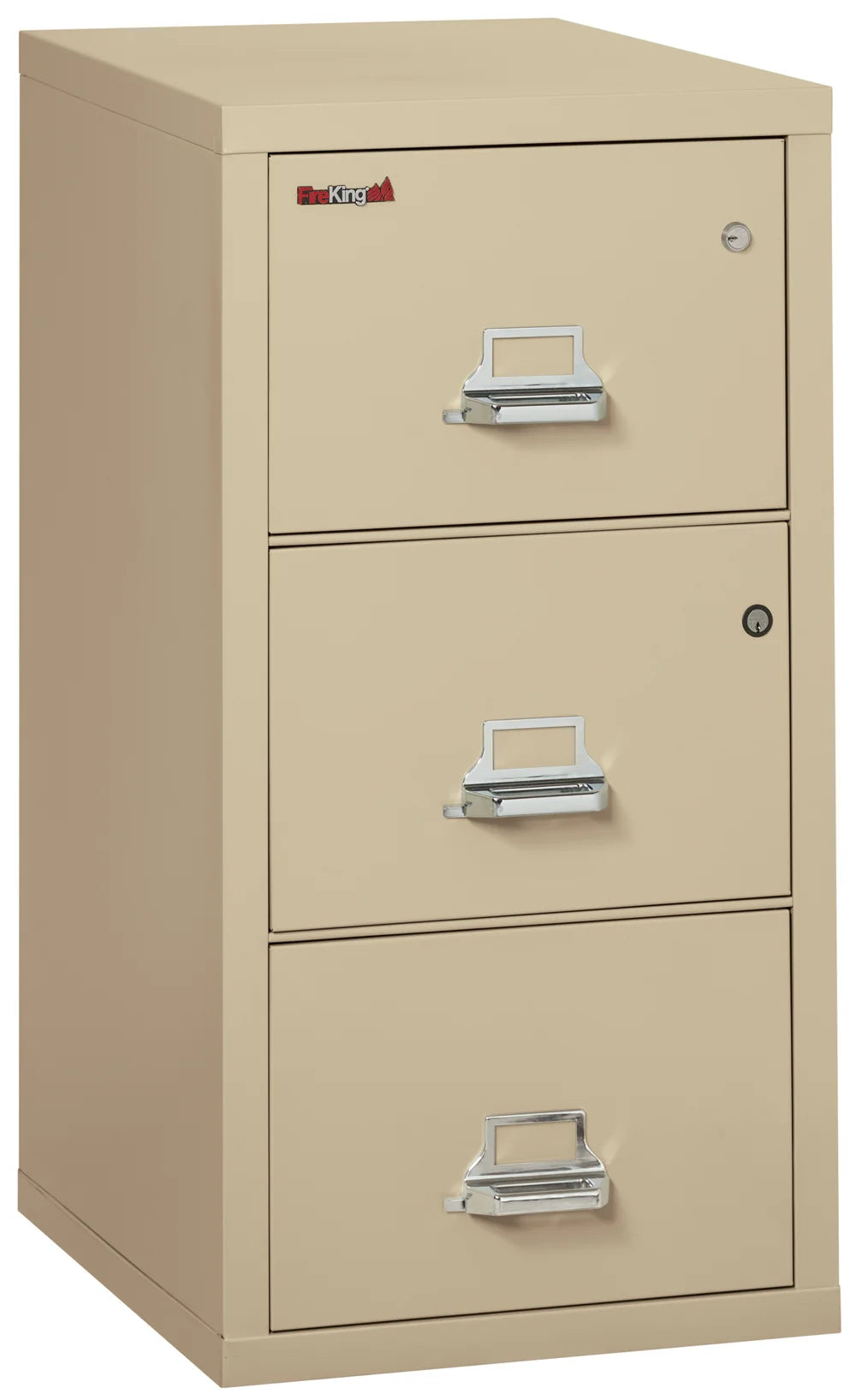 FireKing Safe-In-A-File 3-Drawer 31" Deep 1-Hour Rated Fireproof File Cabinet, Legal