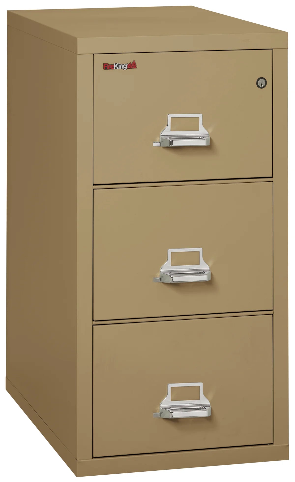 FireKing 3-Drawer 31" Deep 1-Hour Rated Fireproof File Cabinet, Legal