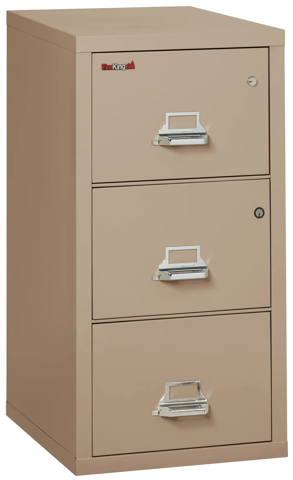 FireKing Safe-In-A-File 3-Drawer 31" Deep 1-Hour Rated Fireproof File Cabinet, Legal