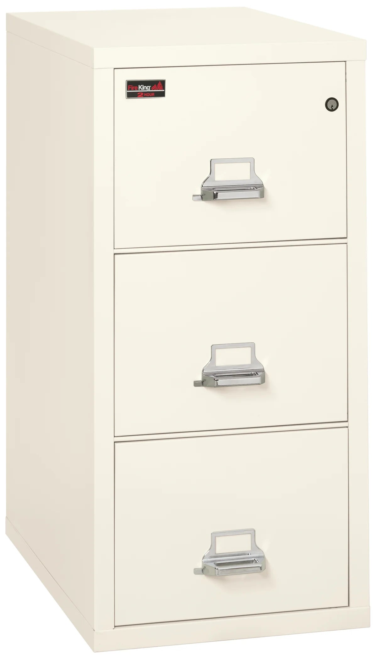 FireKing 3-Drawer 31" Deep 2-Hour Rated Fireproof File Cabinet, Legal
