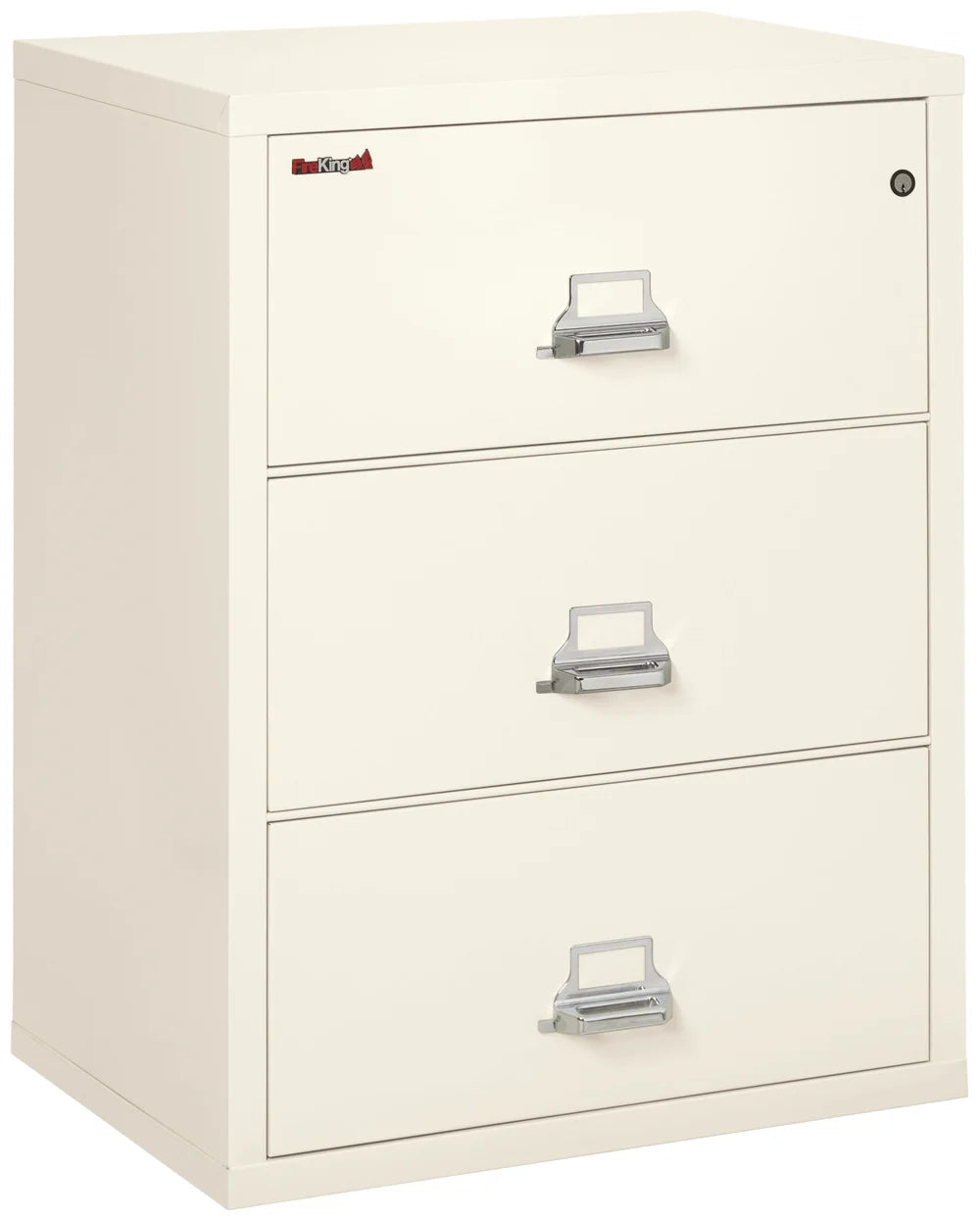 FireKing 3-Drawer 31" Wide 1-Hour Rated Lateral Fireproof File Cabinet