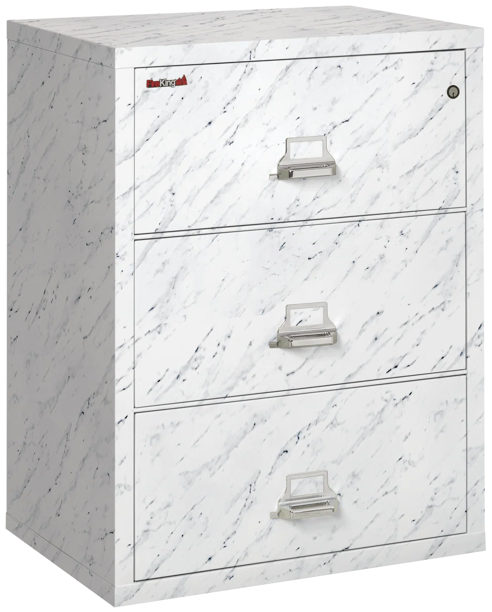 FireKing 3-Drawer 31" Wide 1-Hour Rated Lateral Fireproof File Cabinet