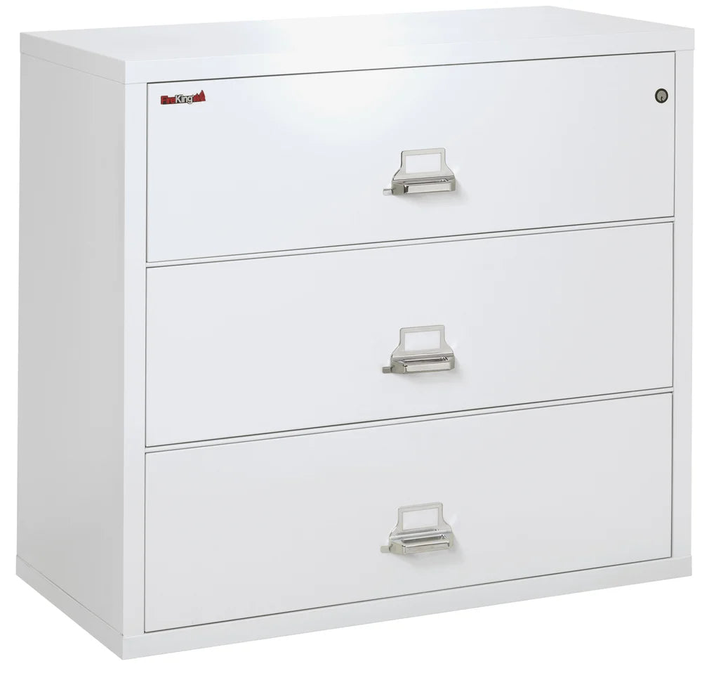 FireKing 3-Drawer 44" Wide 1-Hour Rated Lateral Fireproof File Cabinet