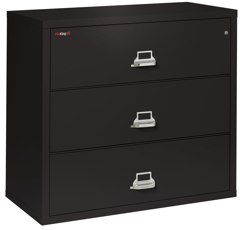 FireKing 3-Drawer 44" Wide 1-Hour Rated Lateral Fireproof File Cabinet