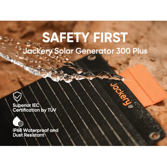 Jackery Explorer 300 Plus Solar Generator + SolarSaga 40W Portable Solar Panel