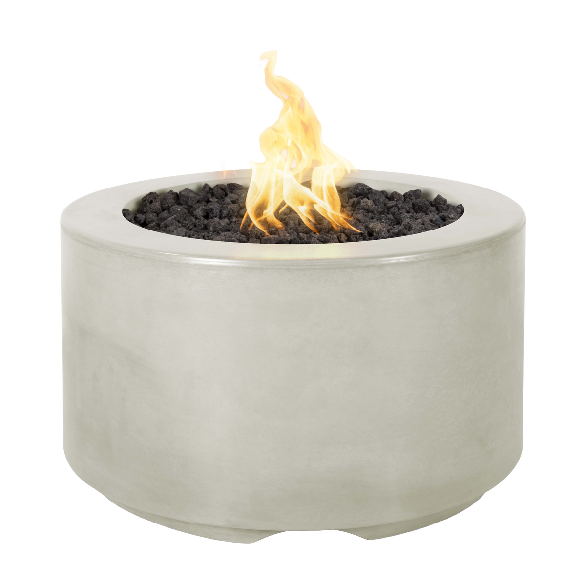 The Outdoor Plus 32" Florence Concrete Fire Pit / 18" Tall