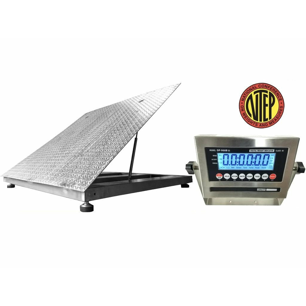 Prime Scales SL-800-SS-LT NTEP Selleton (Legal for trade) Lift Up Washdown Floor Scale