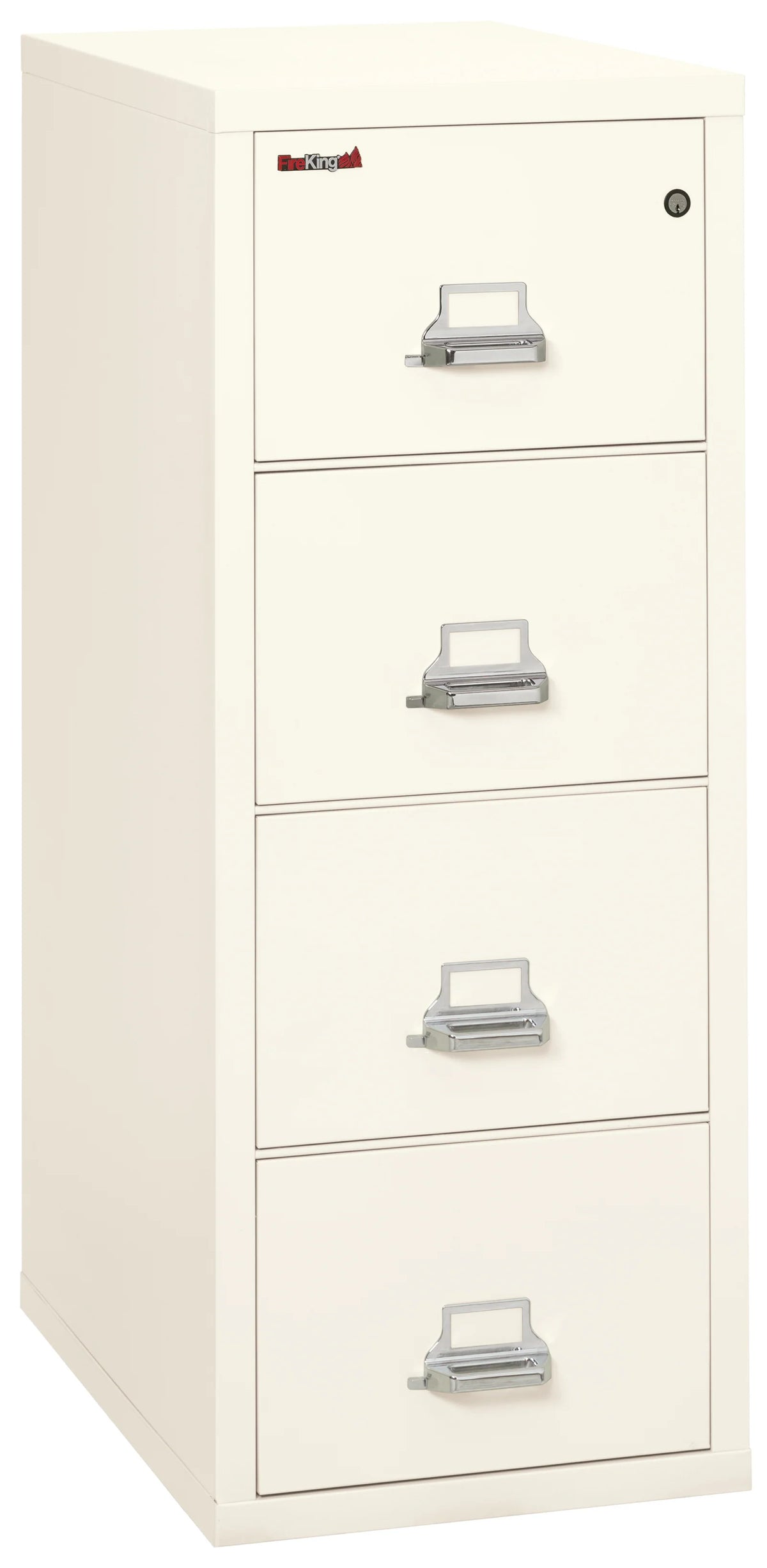 FireKing 4-Drawer 31" Deep 1-Hour Rated Fireproof File Cabinet, Letter