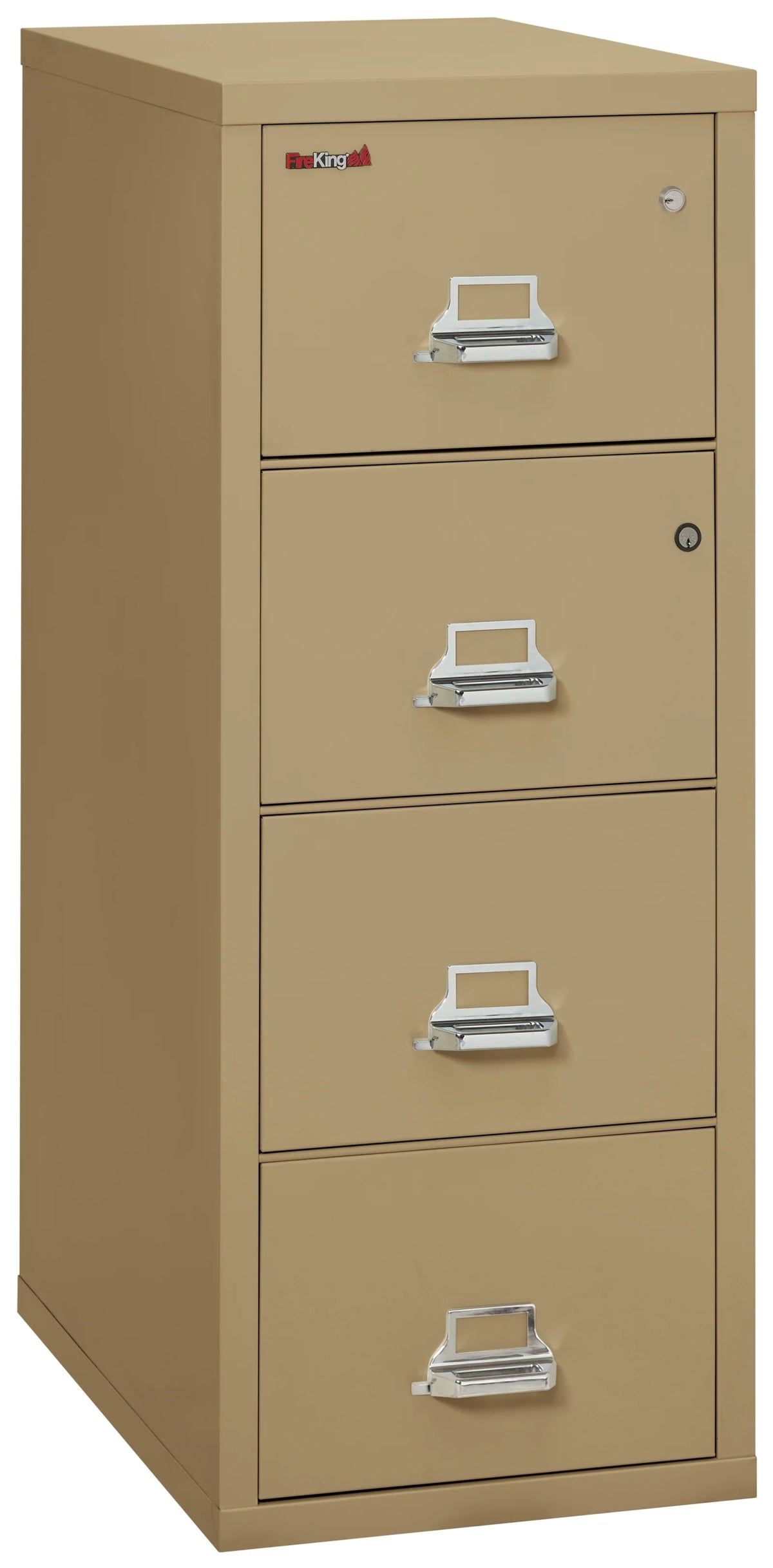 FireKing Safe-In-A-File 4-Drawer 31" Deep 1-Hour Rated Fireproof File Cabinet, Legal