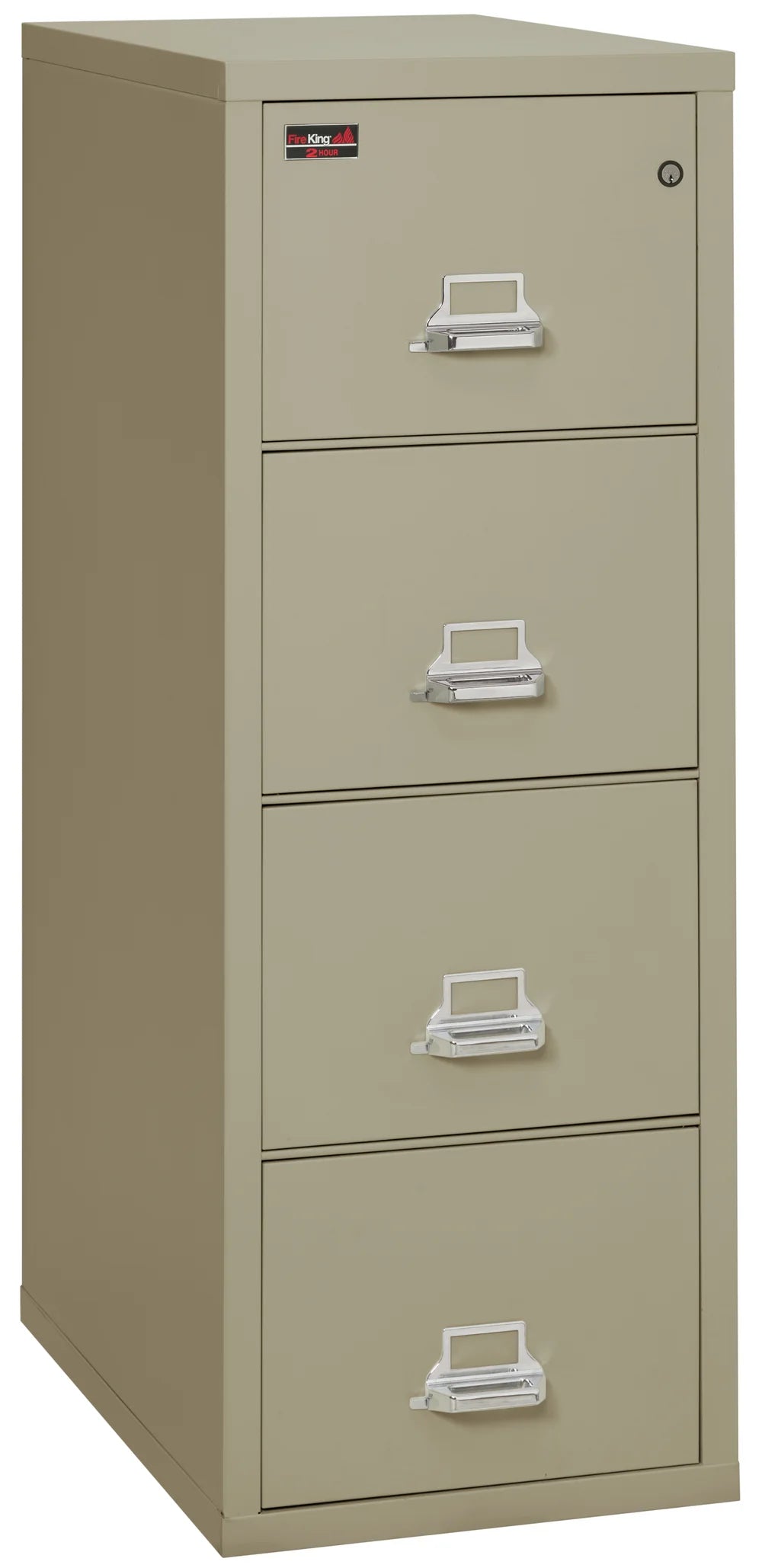 FireKing 4-Drawer 31" Deep 2-Hour Rated Fireproof File Cabinet, Legal