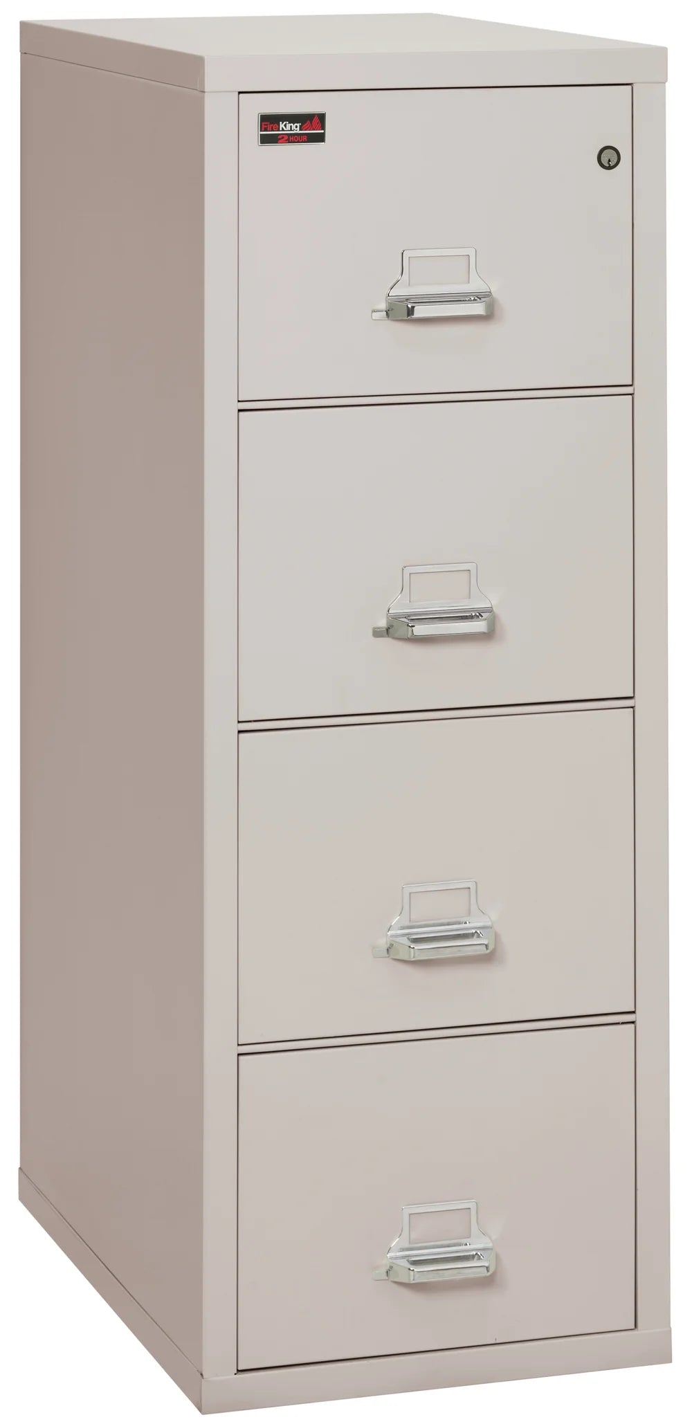 FireKing 4-Drawer 31" Deep 2-Hour Rated Fireproof File Cabinet, Legal