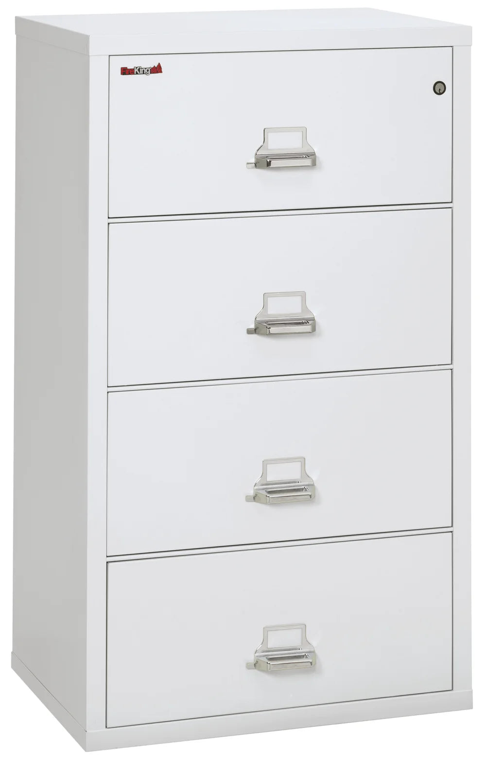 FireKing 4-Drawer 31" Wide 1-Hour Rated Lateral Fireproof File Cabinet