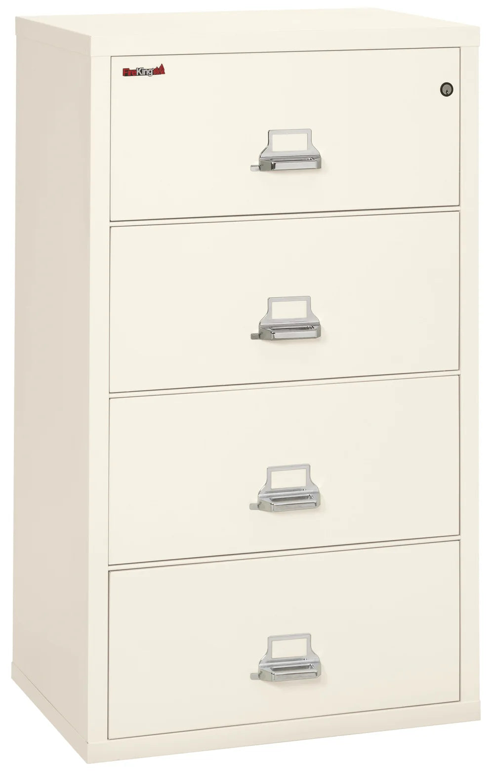 FireKing 4-Drawer 31" Wide 1-Hour Rated Lateral Fireproof File Cabinet