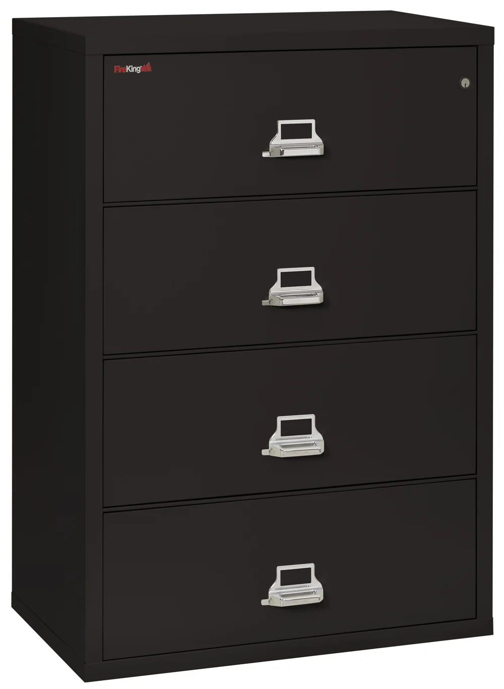 FireKing 4-Drawer 38" Wide 1-Hour Rated Lateral Fireproof File Cabinet