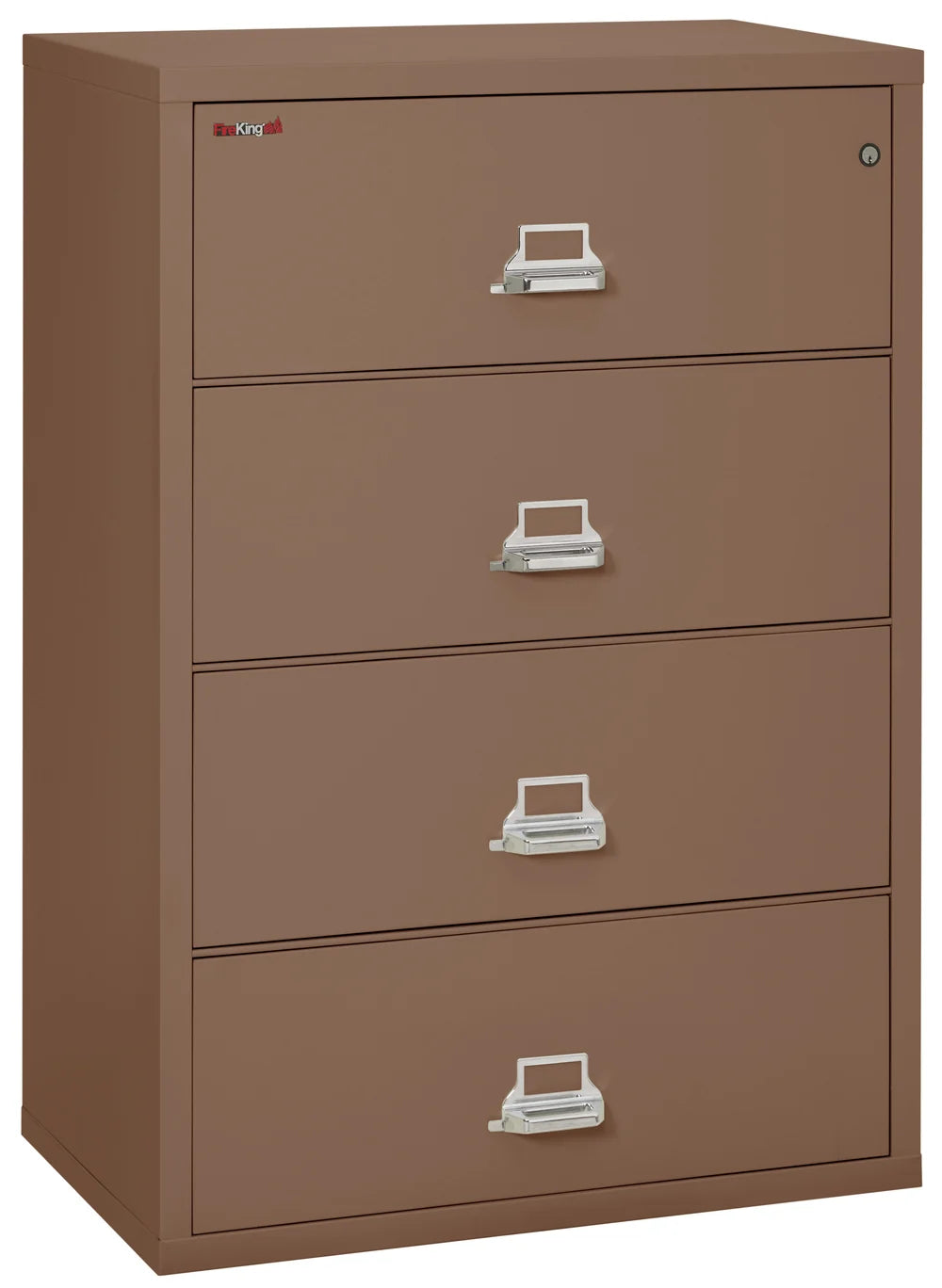 FireKing 4-Drawer 38" Wide 1-Hour Rated Lateral Fireproof File Cabinet