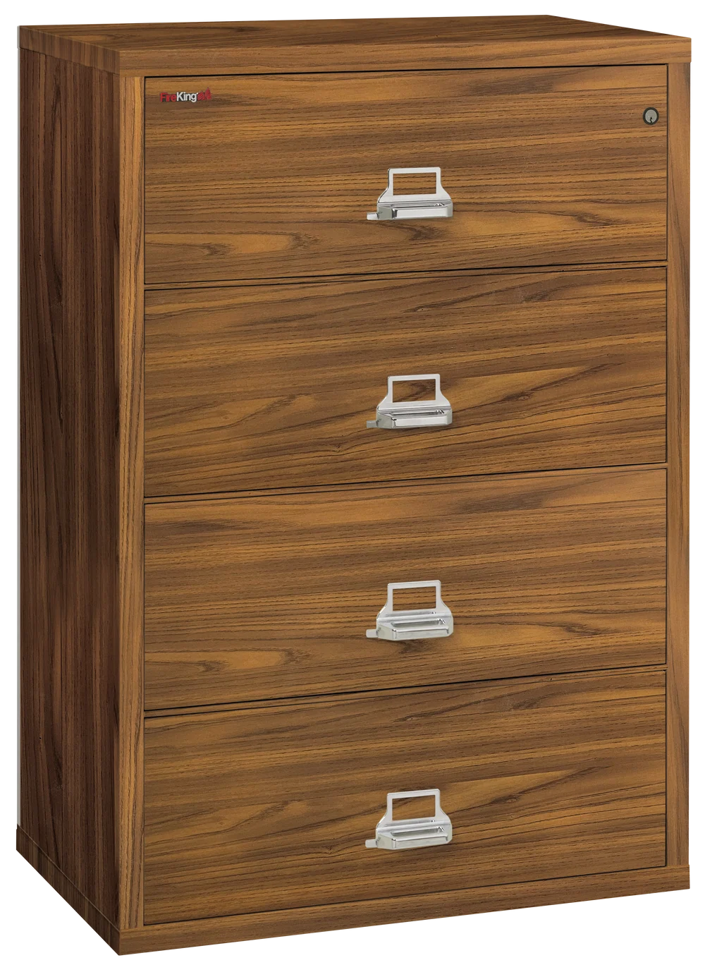 FireKing 4-Drawer 38" Wide 1-Hour Rated Lateral Fireproof File Cabinet